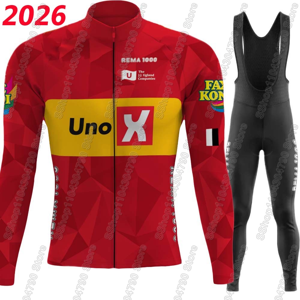 Mountain Biking Jerseys Men - Uno X Pro team 2026 Cycling