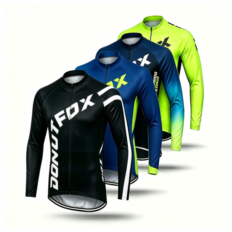 Mountain Biking Jerseys Men - Men Long Sleeve MTB Jersey &