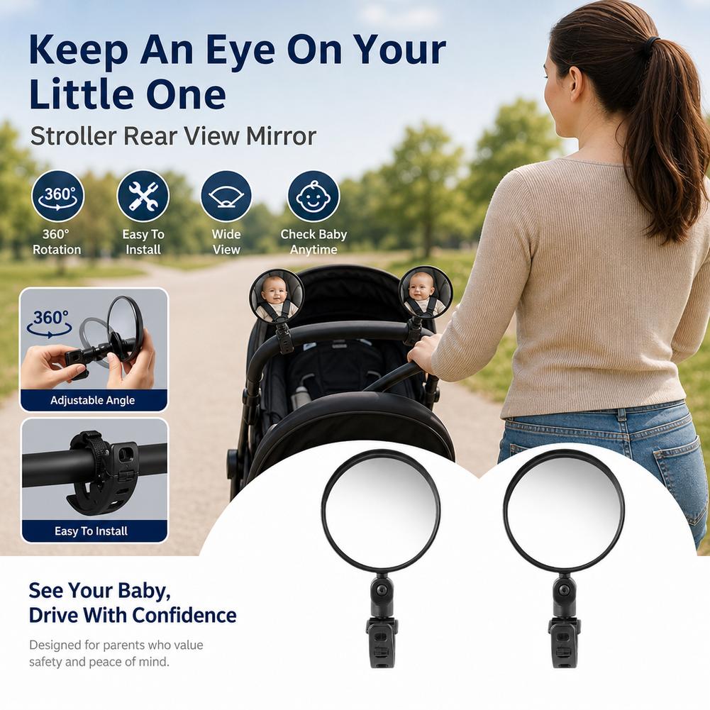 2Pcs Bike Mirror Adjustable Ha - Mountain Biking Kids review and price