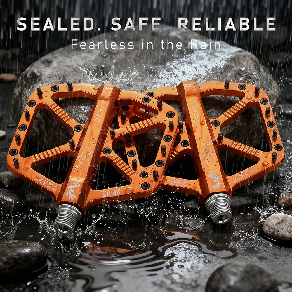 Ultralight Bike Pedals KRSEC C - Mountain Biking Vs Road Biking review and price